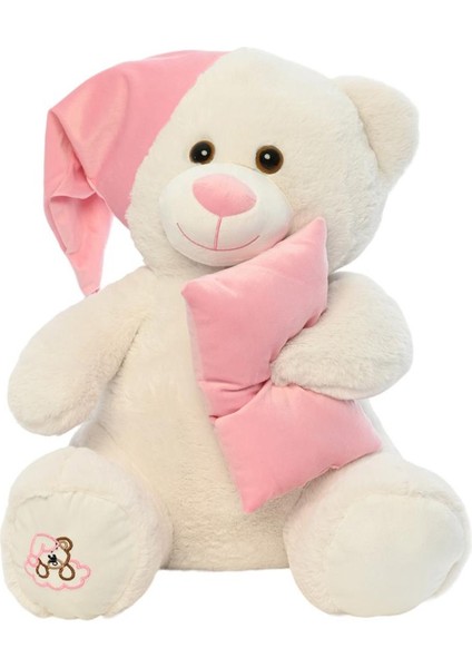 Pufu Yastıklı Peluş Uykucu Ayıcık 45 Cm.
