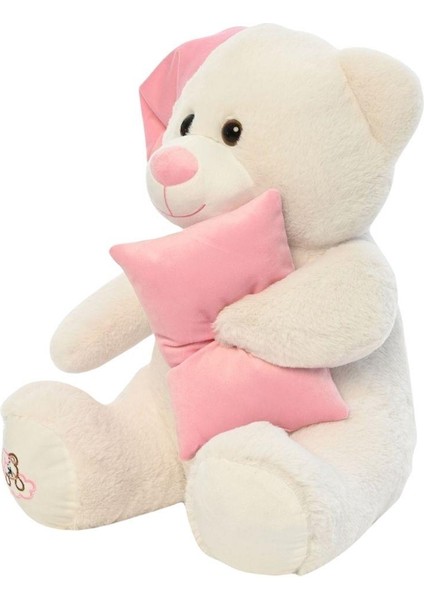 Pufu Yastıklı Peluş Uykucu Ayıcık 45 Cm.