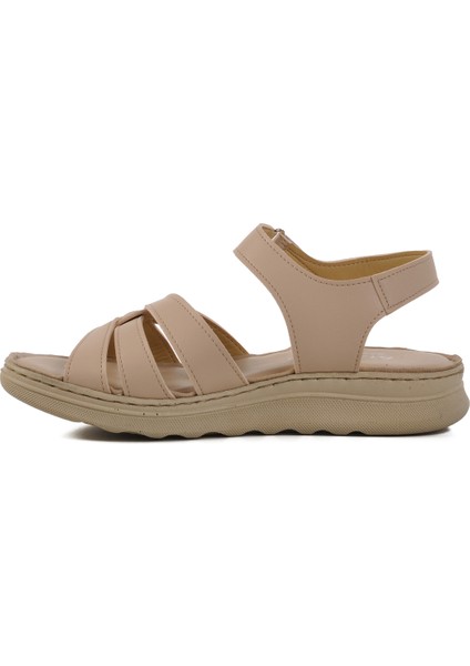 Bej Kadın Sandalet 673582 Z fiyatları