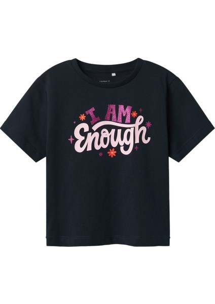 Nmfbetrıa Ss Nreg Top Pb Lacivert Kız Çocuk Kısa Kol T-Shirt