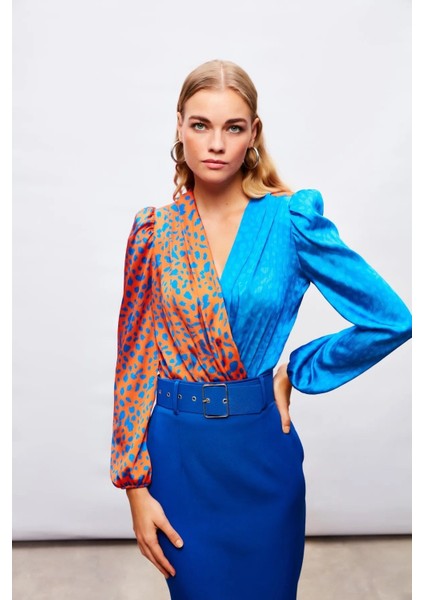 Kruvaze Desenli Bodysuit modelleri