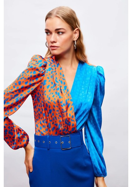 Kruvaze Desenli Bodysuit indirimleri