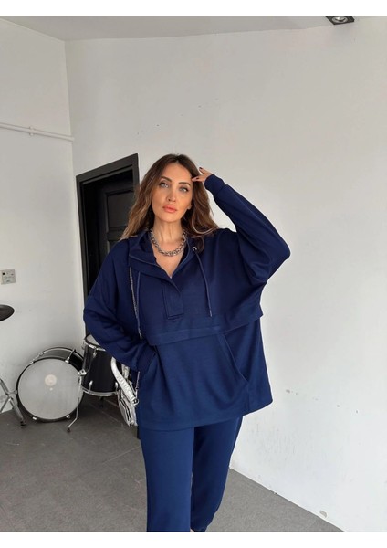 Kadın Kapşonlu Cepli Modall Dokulu Ikili Takım fiyatları