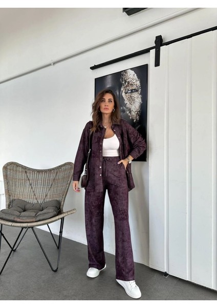 Egzotik Asortik Kadın Batik Desenli Premium Tasarım Tunik Pantolon Ikili Takım