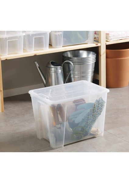 3 Adet Saklama Kutusu (39 x 28 x 28 cm ve 28 x 20 x 14 cm ) Ikea 3'lü Set Kapaklı Düzenleme Kabı Düzenleyici