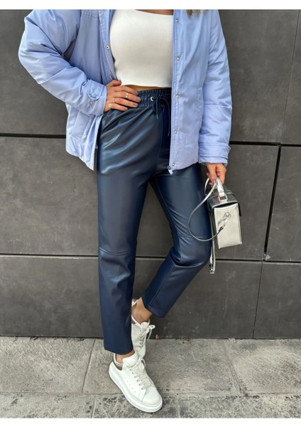 Egzotik Jogger Deri Pantolon fiyatları