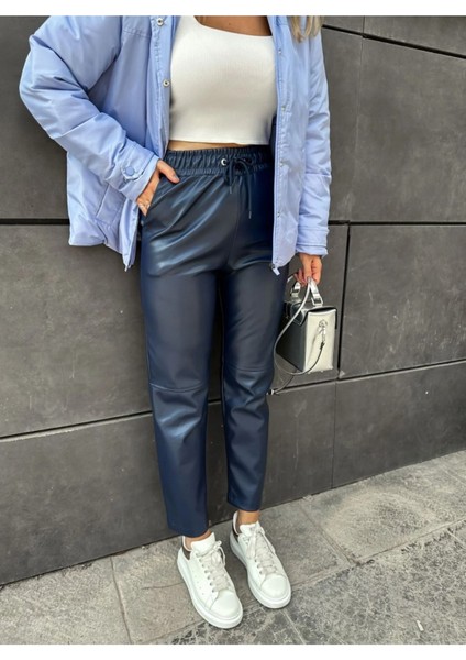 Egzotik Jogger Deri Pantolon indirimleri