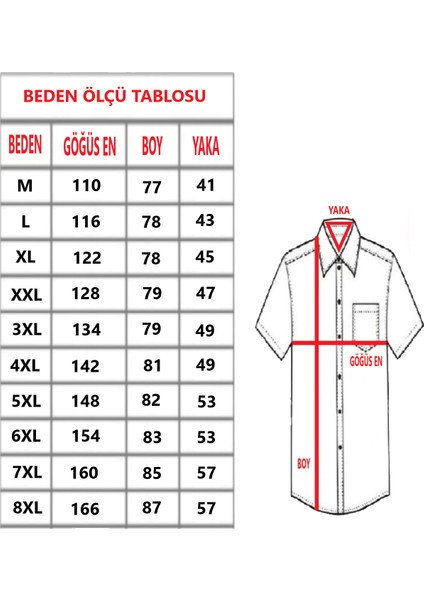 Kısa Kol Ekose Pamuklu Erkek Gömlek KK-8055-TSS