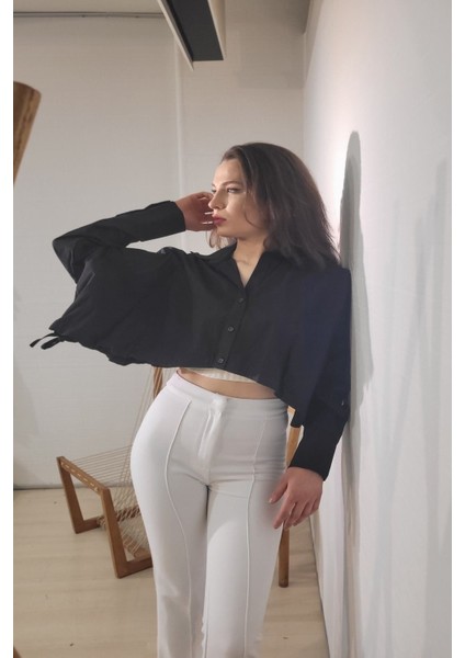 50125 Salaş Crop Gömlek indirimleri
