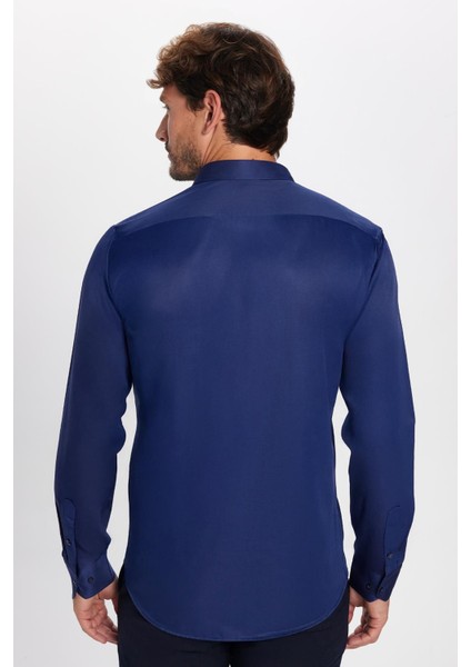 Modern Slim Fit Dar Kesim Düz Erkek Gömlek indirimleri