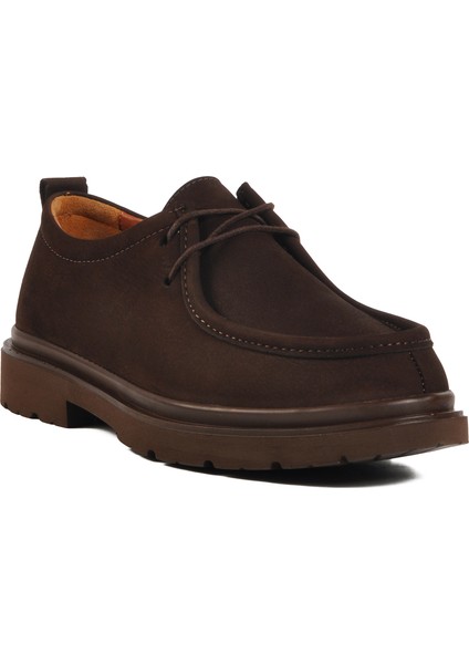 Kahve Nubuk Deri Erkek Casual Ayakkabı 1005 M modelleri
