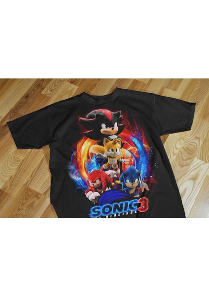 Sonic Tshirt Çocuk Siyah