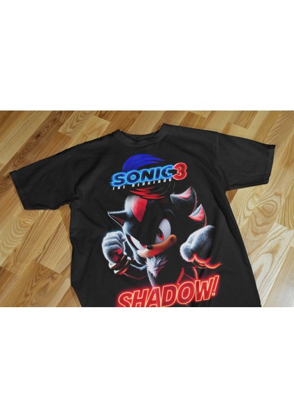 Sonic The Hedgehog Tişört Çocuk Siyah