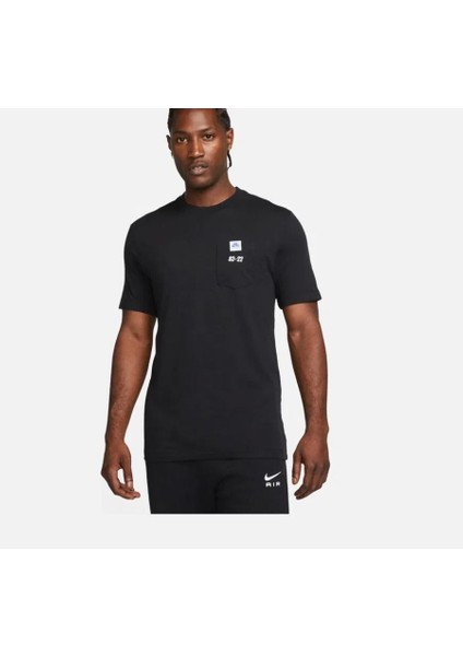 Air Force 1 Erkek Siyah Günlük Stil T-Shirt
