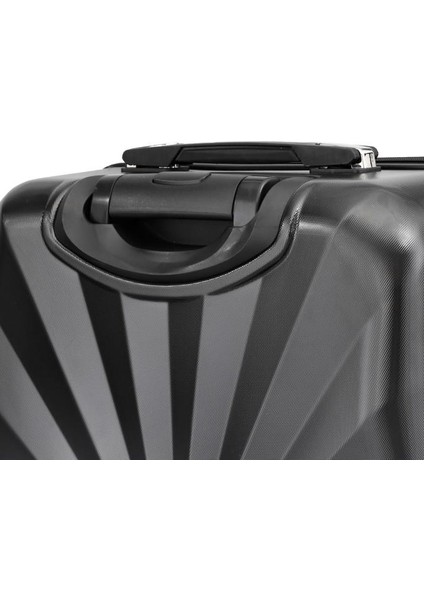 Kabin Boy %100 Polikarbon Valiz 4x2 Teker Siyah 1809