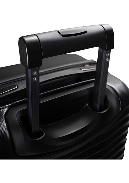 2'li Valiz Seti Polikarbon Büyük Boy – Kabin Boy Valiz Siyah 1819