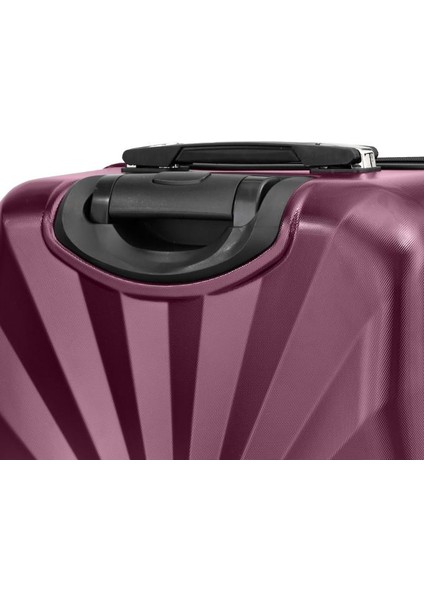 Kabin Boy %100 Polikarbon Valiz 4x2 Teker Bordo 1809 modelleri