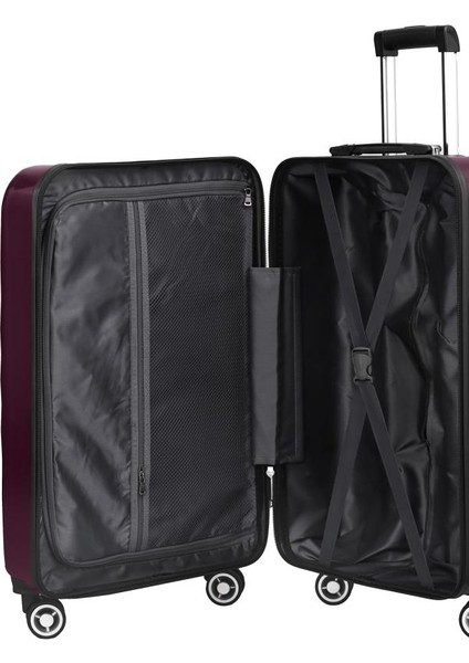 Kabin Boy %100 Polikarbon Valiz 4x2 Teker Bordo 1809 fırsatları