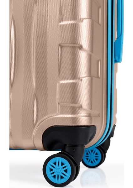 Kabin Boy Valiz 4x2 Teker Altın 1167