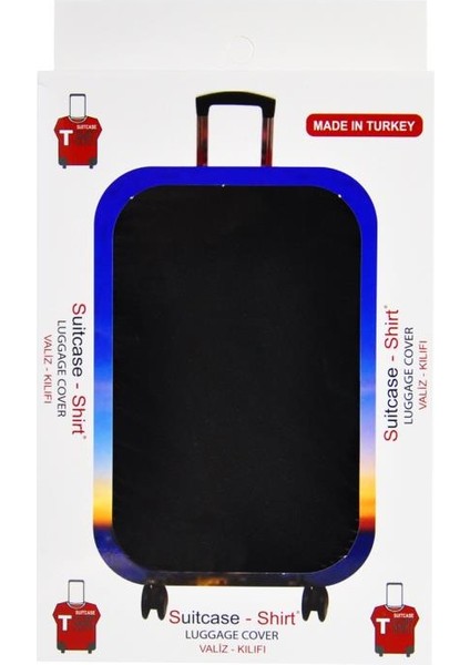 Kabin Boy Siyah Valiz Kılıfı, Bavul Kılıfı, Valiz & Bavul Koruyucu