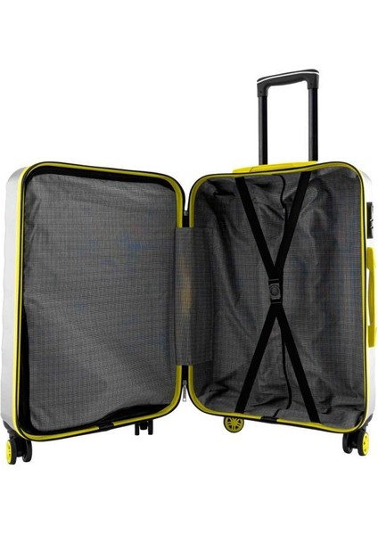 Büyük Ve Kabin Boy 2'li Valiz Seti 4x2 Teker Rose 1164