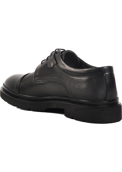 Siyah Deri Erkek Klasik Ayakkabı 015 M fırsatları