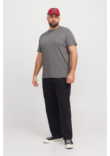 Jjebradley Tee Ss Noos Grı Erkek Kısa Kol T-Shirt
