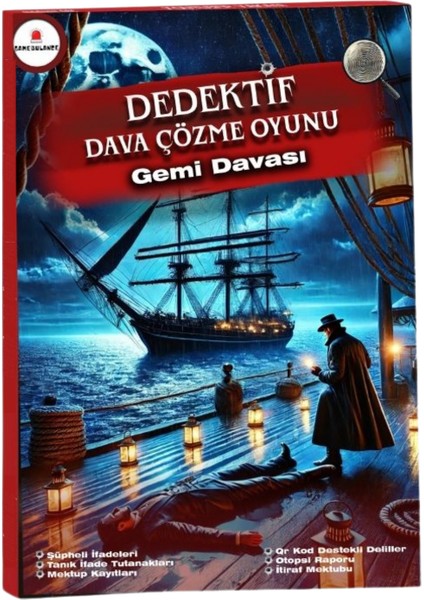 Gemi Davası - Dedektif Oyunu - Cinayet Çözme Oyunu - Dedektiflik Suçluyu Bulma Gizemli Davalar