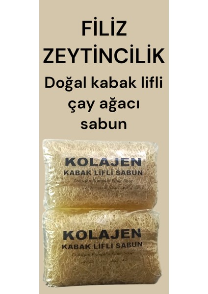 Doğal Kabak Lifli Kolajen Sabun
