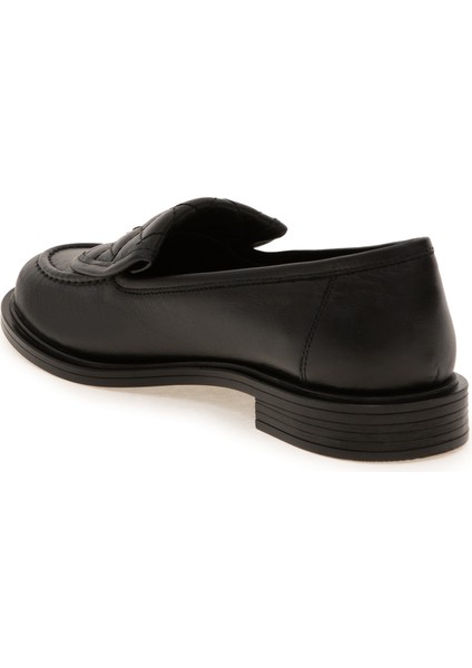 Kadın Siyah Deri Casual Ayakkabı 50296084-VR046