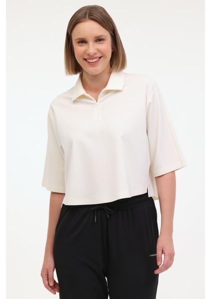 Wl Jub 12BKK81 5fx Beyaz Kadın Kısa Kol T-Shirt