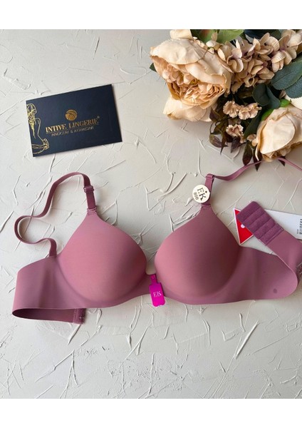 Intive Lazer Kesim Dikişsiz Hafif Destekli Iz Yapmaz Balenli Ince Askılı Sütyen
