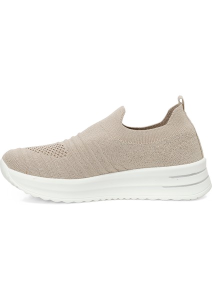 Leylı 5fx Krem Kadın Slip On