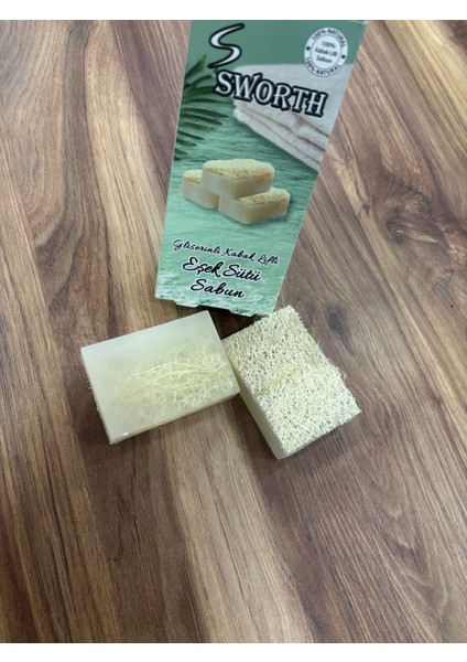 Kabak Lifli Gliserinli Eşşek Sütlü Sabun 130 gr