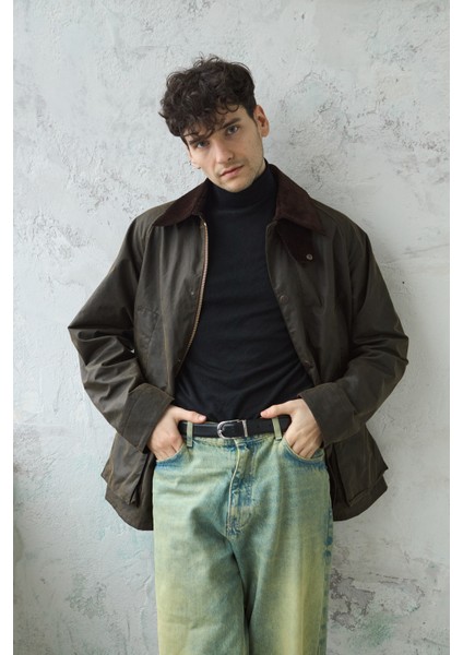 Barn Yağlı Ceket Olive / Barn Wax Jacket (Olive)/ Waxed Cotton Jacket