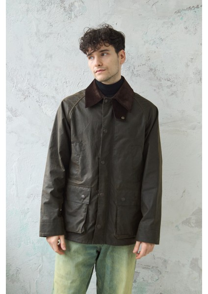 Barn Yağlı Ceket Olive / Barn Wax Jacket (Olive)/ Waxed Cotton Jacket fiyatları