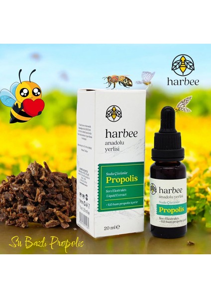 Suda Çözünür Propolis Damla %15 Propolis