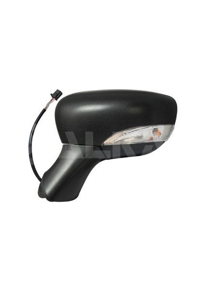 ALKAR-6127178 - Dıs Dıkız Aynası Sol Elektrıklı Asferık Isıtmalı Sınyallı 7 Pın Renault Clıo Iv 2012-2017