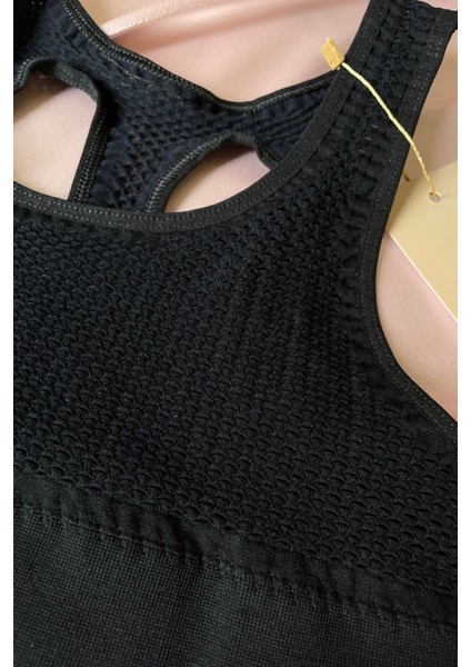 Harlow Kadın Seamless Dikişsiz Siyah Arkası Detaylı Sporcu Sütyeni modelleri