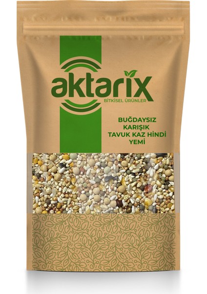 750 gr Lüx Karışım Buğdaysız Tavuk Kaz Ördek Horoz Hindi Güvercin Kumru Yemi A-1