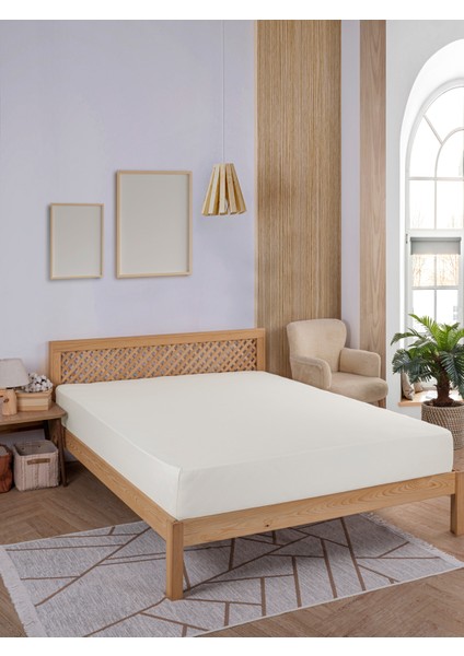 Penye Lastikli Çarşaf, 160×200 Çift Kişilik %100 Pamuk Örme Kumaş, 145 Gr/m² fiyatları