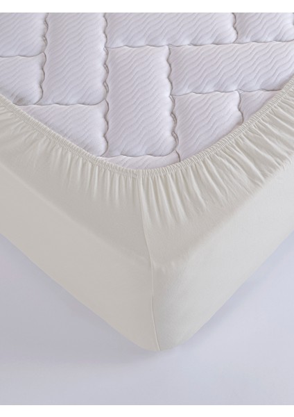 Penye Lastikli Çarşaf, 160×200 Çift Kişilik %100 Pamuk Örme Kumaş, 145 Gr/m² fırsatları