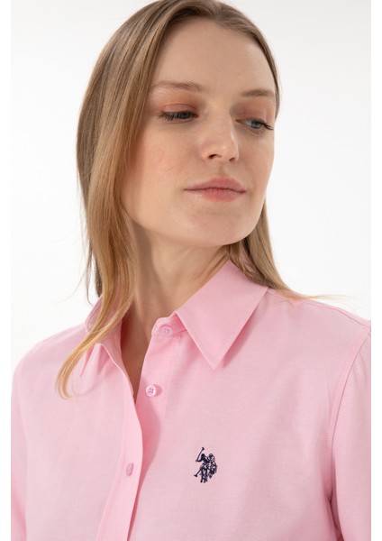 Kadın Pembe Gömlek Basic 50297002-VR041 fiyatları