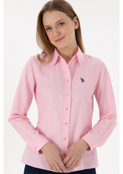 Kadın Pembe Gömlek Basic 50297002-VR041 modelleri