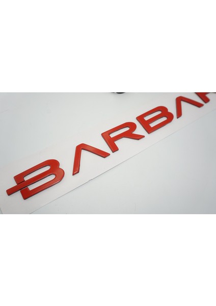 L200 Barbarian Kırmızı Bagaj Yazı Logo Mitsubishi Ile Uyumlu fırsatları