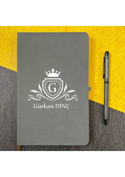Kişiye Özel Isimli Ajanda Not Defteri ve Kalem Seti 2413B1007