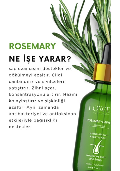 Doğal Biberiye Yağı, Hızlı Saç Uzamasını Sağlar modelleri