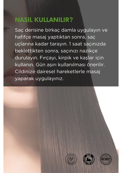 Doğal Biberiye Yağı, Hızlı Saç Uzamasını Sağlar indirimleri