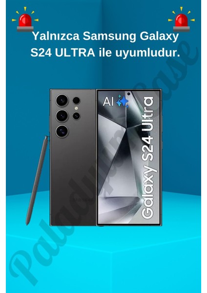 Samsung Galaxy S24 Ultra Uyumlu Elmas Pırlanta Taşlı Pembe Kılıf