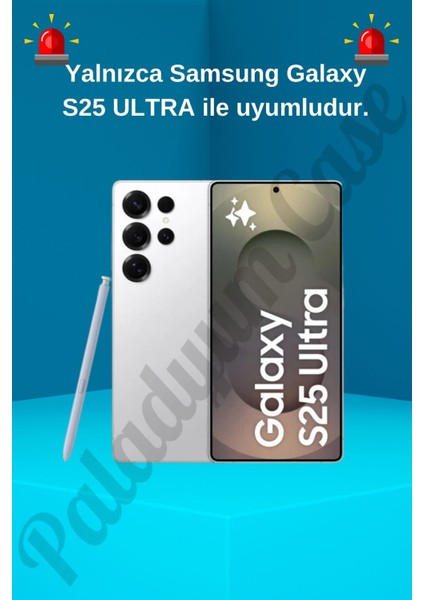Samsung Galaxy S25 Ultra Uyumlu Elmas Pırlanta Taşlı Pembe Kılıf